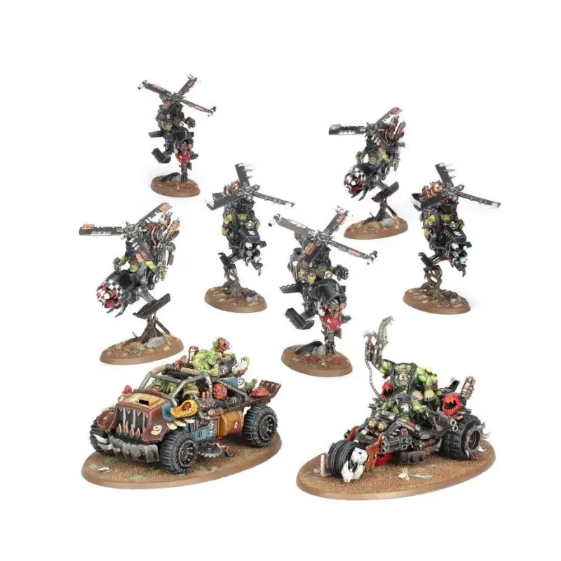 Набор миниатюр WARHAMMER 40000: ARMAGEDDON BATTALION — ОРКИ