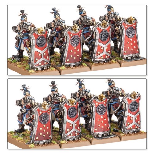 Набір мініатюр THE OLD WORLD: GRAND CATHAY - IRON HAIL & CRANE GUNNERS
