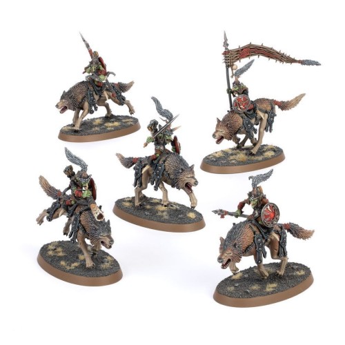 Набір мініатюр GLOOMSPITE GITZ: SNARLFANG RIDERS