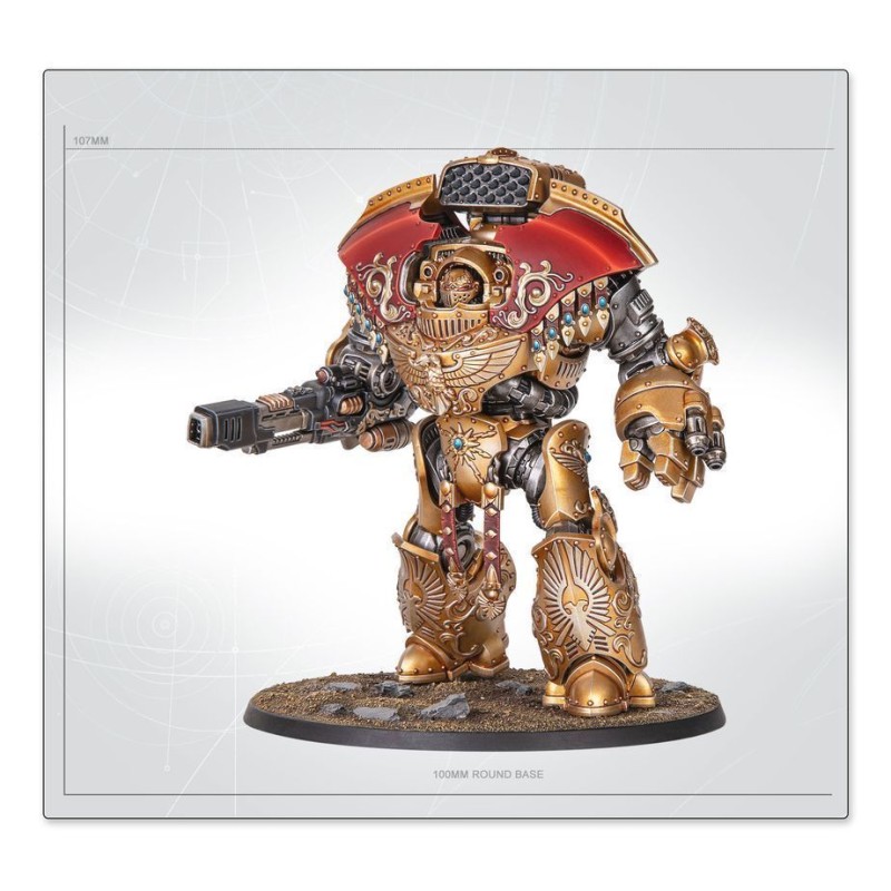 Мініатюра WARHAMMER 40000/HORUS HERESY: CUSTODES - TELEMON HEAVY DREADNOUGHT