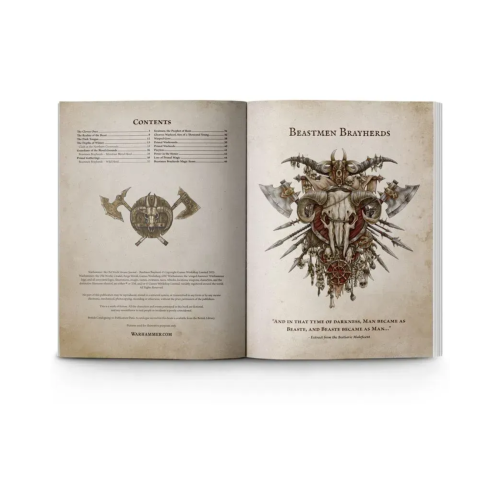 Журнал ARCANE JOURNAL: BEASTMEN BRAYHERDS