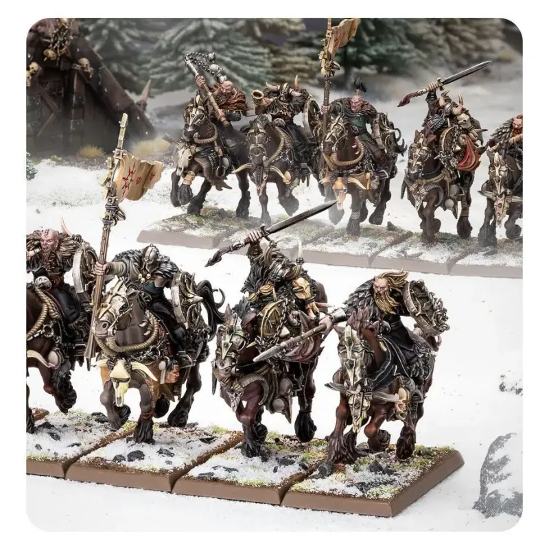 Набір мініатюр WARRIORS O/CHAOS:CHAOS MARAUDER HORSEMEN