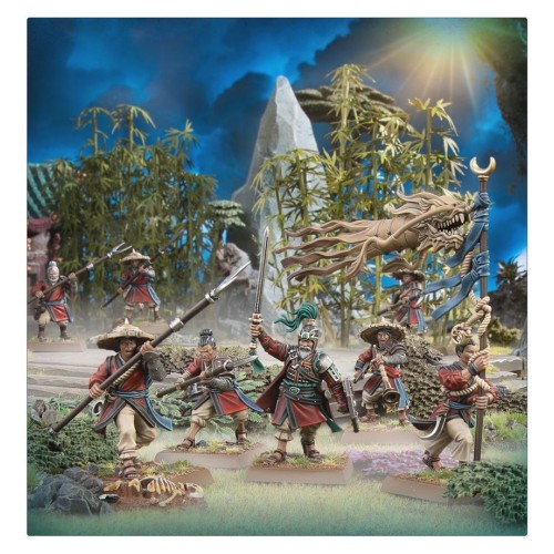 Набір мініатюр THE OLD WORLD: GRAND CATHAY - PEASANT LEVY