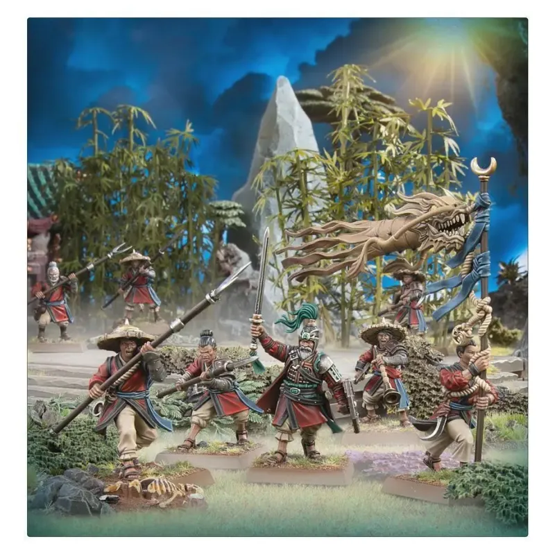 Набор миниатюр THE OLD WORLD: GRAND CATHAY — PEASANT LEVY