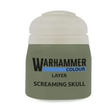 Фарба CITADEL: LAYER - SCREAMING SKULL 12ML ROW X6