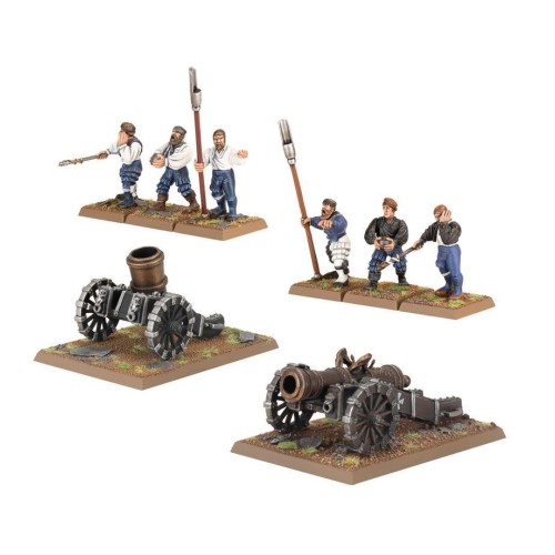 Набір мініатюр THE OLD WORLD: EMPIRE OF MAN - CANNONS & MORTARS