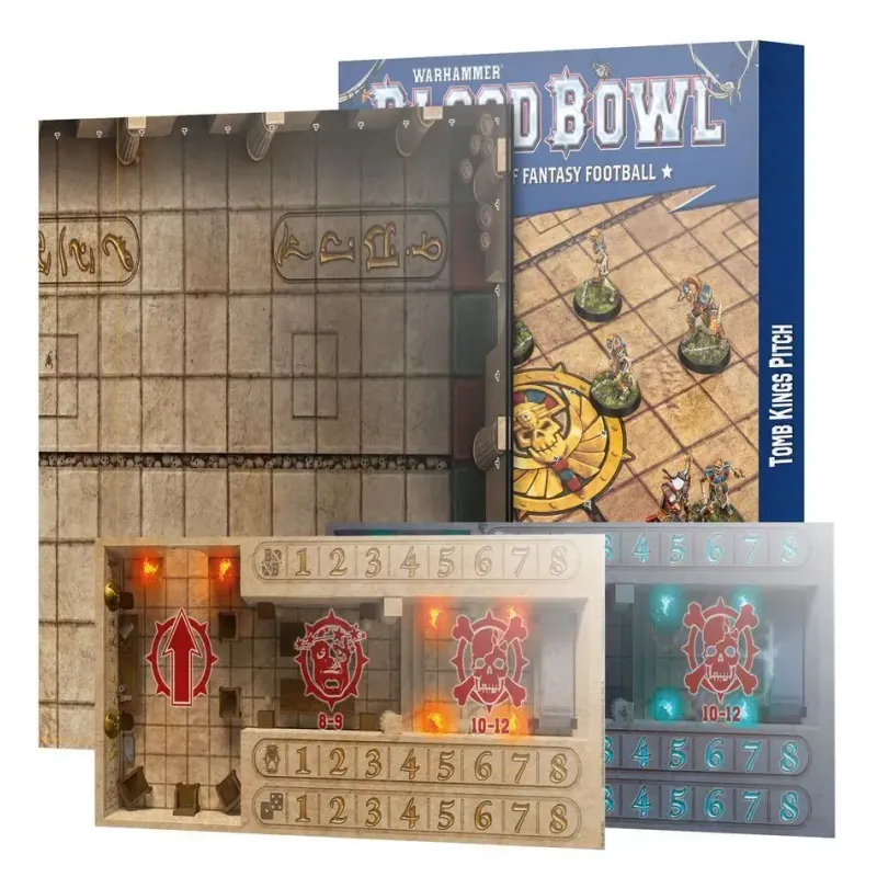 Игровое поле B/BOWL: TOMB KINGS TEAM PITCH & DUGOUTS