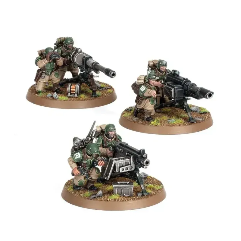 Набор миниатюр WARHAMMER 40000: ASTRA MILITARUM — ОТРЯД ТЯЖЕЛОГО ОРУЖИЯ