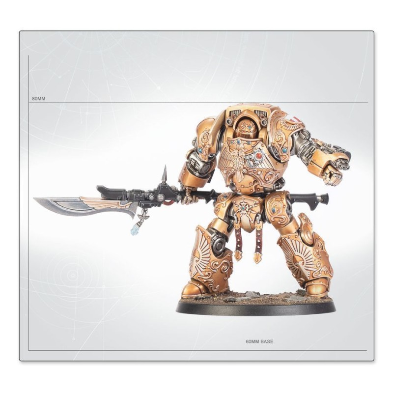 Мініатюра WARHAMMER 40000/HORUS HERESY: CUSTODES - CUSTODIAN DREADNOUGHT