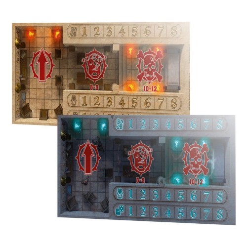 Ігрове поле B/BOWL: TOMB KINGS TEAM PITCH & DUGOUTS