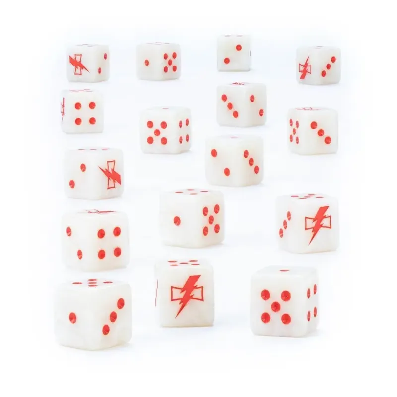 Кубики для гри WARHAMMER 40000: WHITE SCARS DICE