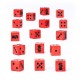 Кубики для гри WARHAMMER 40000: CHAOS SPACE MARINES - RED CORSAIRS DICE