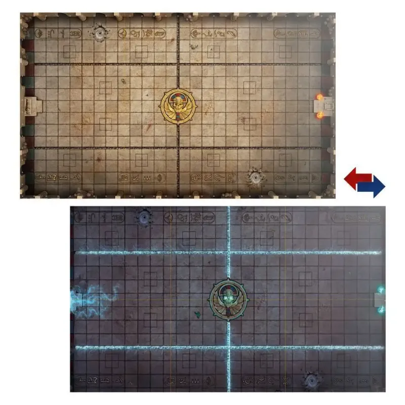 Игровое поле B/BOWL: TOMB KINGS TEAM PITCH & DUGOUTS