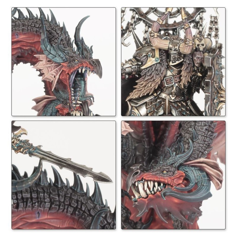 Мініатюра THE OLD WORLD: WARRIORS OF CHAOS - LORD ON CHAOS DRAGON
