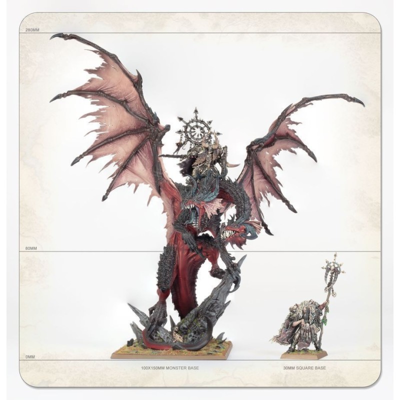 Мініатюра THE OLD WORLD: WARRIORS OF CHAOS - LORD ON CHAOS DRAGON