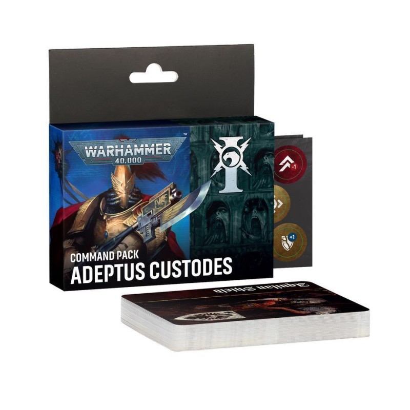 Карты WARHAMMER 40000: COMMAND PACK — ADEPTUS CUSTODES (ENG)