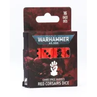 Кубики для гри WARHAMMER 40000: CHAOS SPACE MARINES - RED CORSAIRS DICE