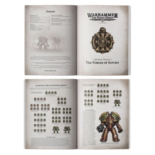 Журнал HORUS HERESY: JOURNAL TACTICA - THE FORGES OF SATURN