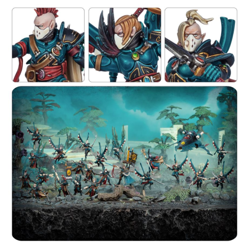 WARHAMMER Набір мініатюр WARHAMMER 40K: AELDARI - ELDRITCH RAIDERS
