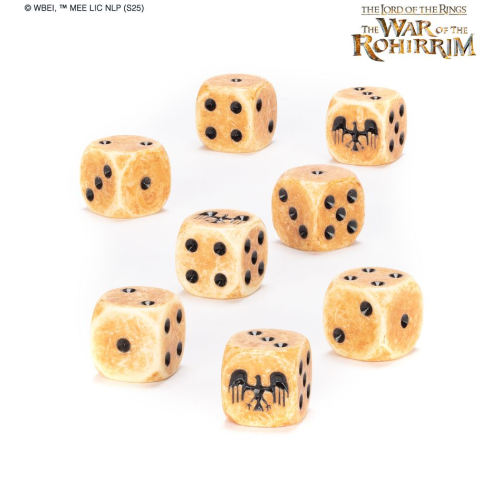WARHAMMER Куби до WARHAMMER LORD OF THE RINGS. MIDDLE-EARTH SBG: HILL TRIBESMEN DICE SET