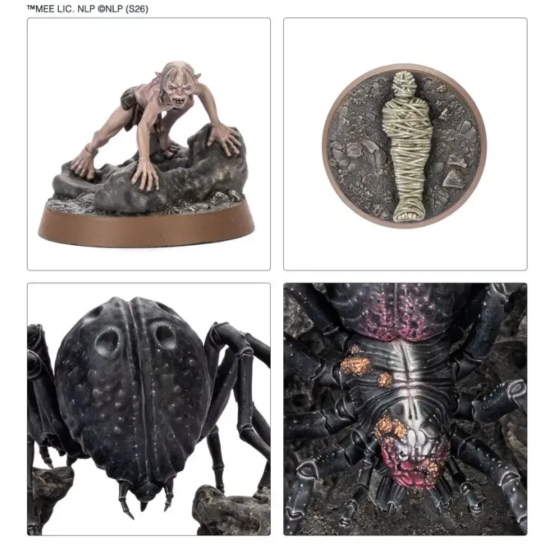Набор миниатюр MIDDLE-EARTH SBG: THE PATH OF CIRITH UNGOL — SHELOB & GOLLUM