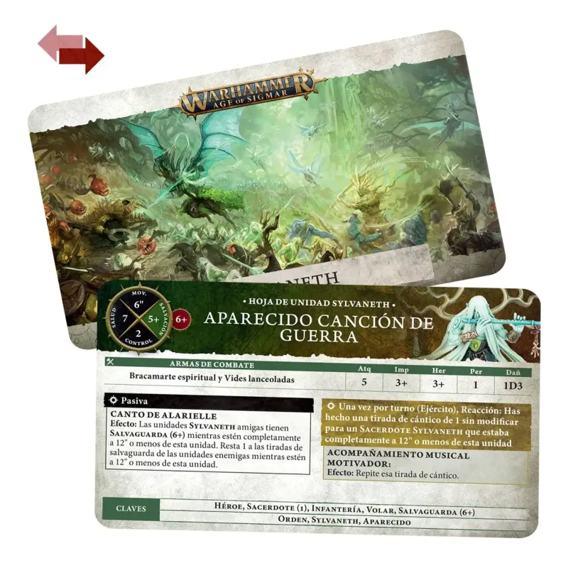Карты GW: WARSCROLL CARDS — SYLVANETH
