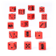 Кубики CHAOS SPACE MARINES — RED CORSAIRS DICE